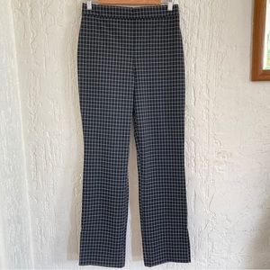 Massimo Fabbro Italy Black Square Print Pants Size 2
